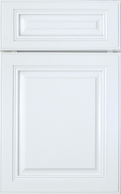 white kitchen and bath cabinet surface