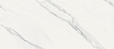 an opera sintered stone countertop surface that has a light gray veining over the white background