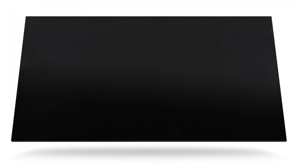 TN | Pro Stone Countertops a Domoos sintered stone countertop slab that has a plain black color