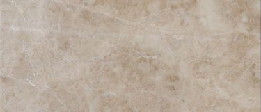 a Crema Cappuccino marble countertop surface that features sections of beige, ivory, and tan throughout