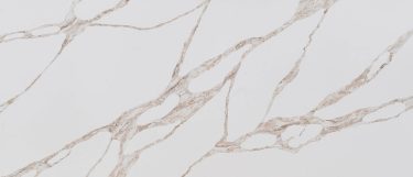 a vivalioro quartz countertop surface that features lava flows over the white background
