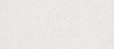 a stellar quartz countertop surface with a soft white background that has subtle gray specks