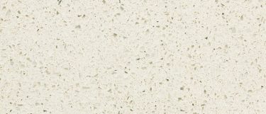 a sparkling white quartz countertop surface that has a crisp white background with speckles