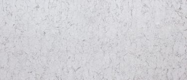an Argento quartz countertop surface that features brown and gray veins over the white background