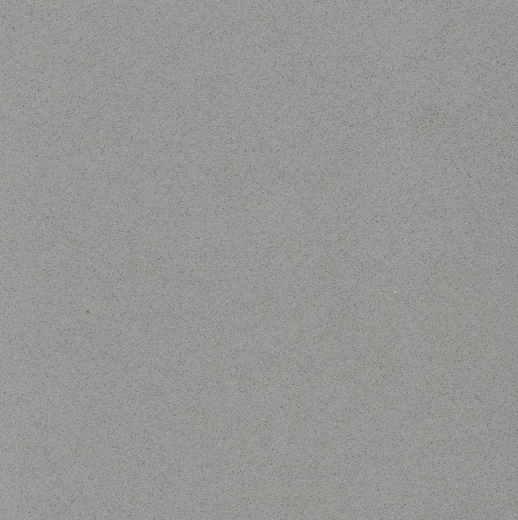 a Kensho quartz countertop surface that features a grainy gray design