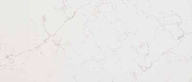 a Calacatta Botonica quartz countertop surface that features light gray veining over the soft white background