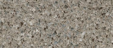 an Alpine quartz countertop surface that features a gray background that has specks details