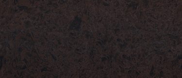 a wellington quartz countertop that has a dark brown color and striking black veining