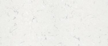 a swanbridge countertop surface that has a white background with fine, feathered, grey marble effect