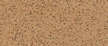 a Stafford brown quartz countertop surface that features varying shades of brown