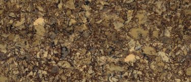 a shirebrook quartz countertop that has various colors of taupe, gray, cranberry, and black all over its surface