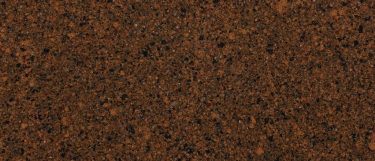 an oxford quartz countertop surface that has black and tan speckles over the brown base