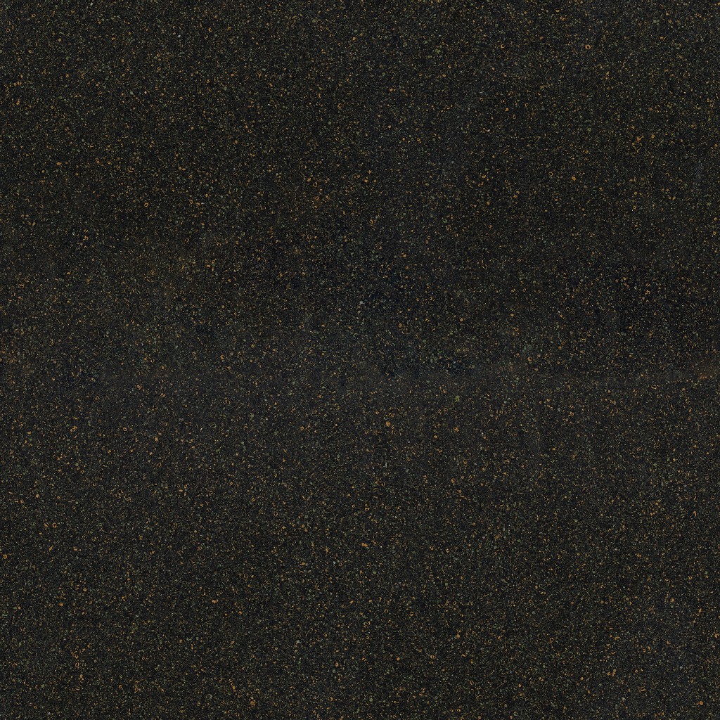 Kensington quartz countertop surface that has dark design with a black base with speckles throughout