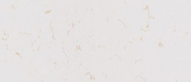 a Dovedale quartz countertop surface that features subtle pattern in gray and gold over the creamy white background