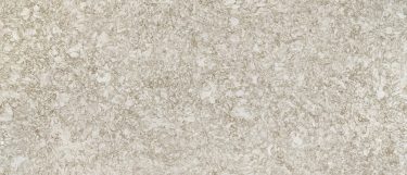 a Crowndale quartz countertop surface that blends together warm cream and beige splashes with darker shades of tans