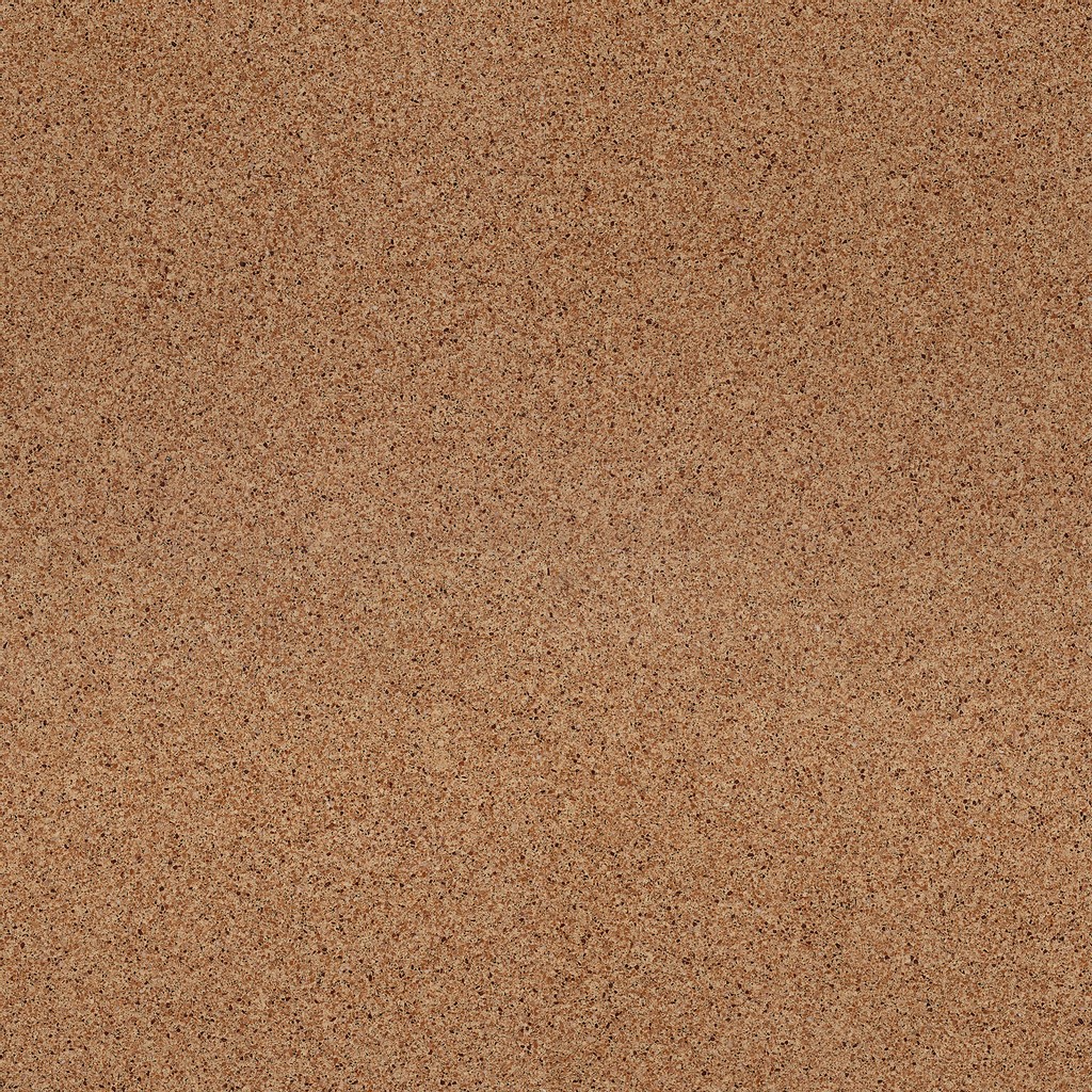 a Burton Brown quartz countertop that features earthy tones with hints of chocolate brown and red scattered throughout the surface
