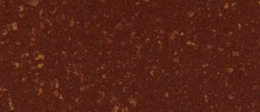 a Burnbury quartz countertop surface that features coppery reds, browns, and hit of gray swirl details