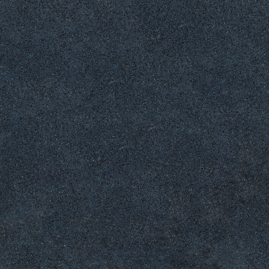 a Bristol Blue quartz countertop surface that features black and blue color with shimmer details