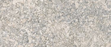 a Berwyn quartz countertop surface that features gray accents and veining with swirling pattern in white, cream, and gray