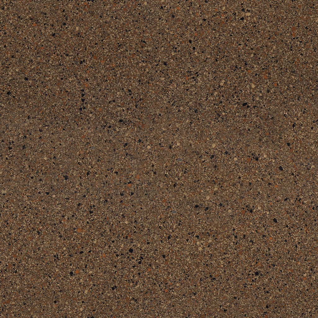 an Ashford quartz countertop surface that features a brown design with specks of black and cream