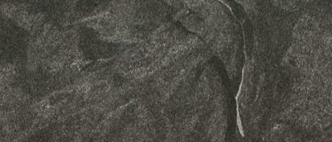 a virginia mist granite countertop that has a dark grey surface with subtle veining of black and white