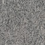 a Gray Atlantico granite countertop surface that blends shades of gray in speckled grainy pattern