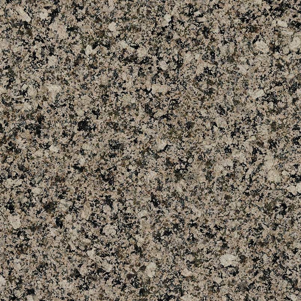a Desert Brown granite granite countertop surface that has black and brown speckled pattern