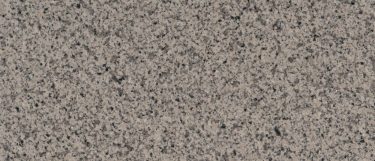 a Bohemian Gray granite countertop surface that features dark gray and black flecks over the warm gray background