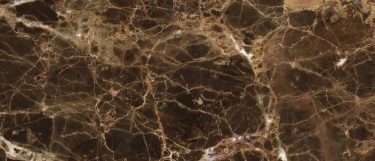an emperador dark stone surface that features a range of dark browns and grays
