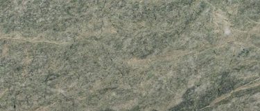 a Costa Esmeralda granite countertop that features gray veining over the green colored surface